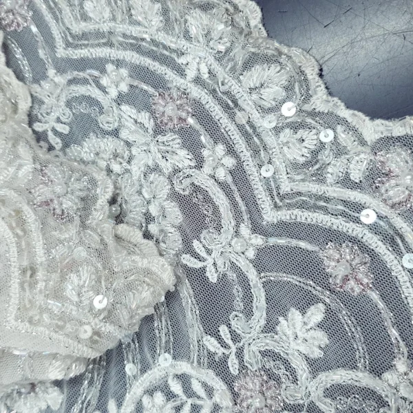 MESH BEADED(1)-WHITE(1)