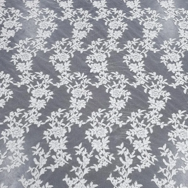 MESH  HEAVY CORDED WHITE