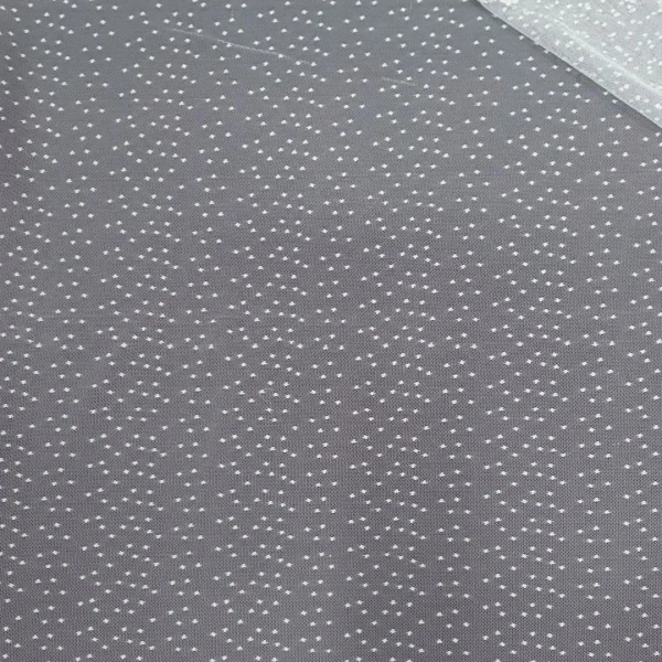 MESH DOTS WITH BORDER CORD WHITE