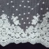 MESH DOTS WITH BORDER CORD WHITE