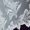 MESH EMBORIDERED SCALLOPED FLOWER WHITE