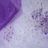 MESH GLUED-STONE PURPLE