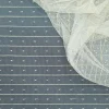 MESH METALIC STRIPE(3)-WHITE