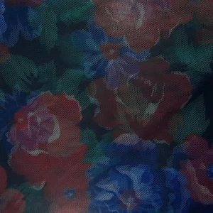 PRINTED  MESH ROSES MULTI