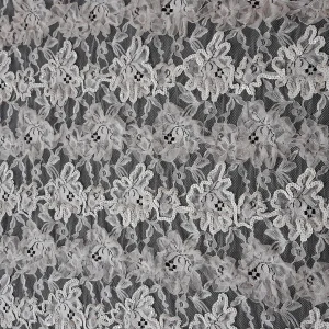 LACE MESH WITH RIBBON EMBROIDERD WITH SEQ