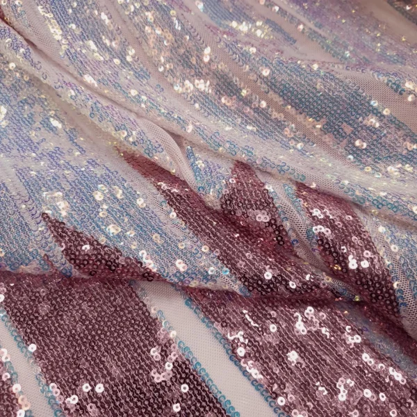 MESH FULL TWILL SEQUENCE OMBRE DUSTY