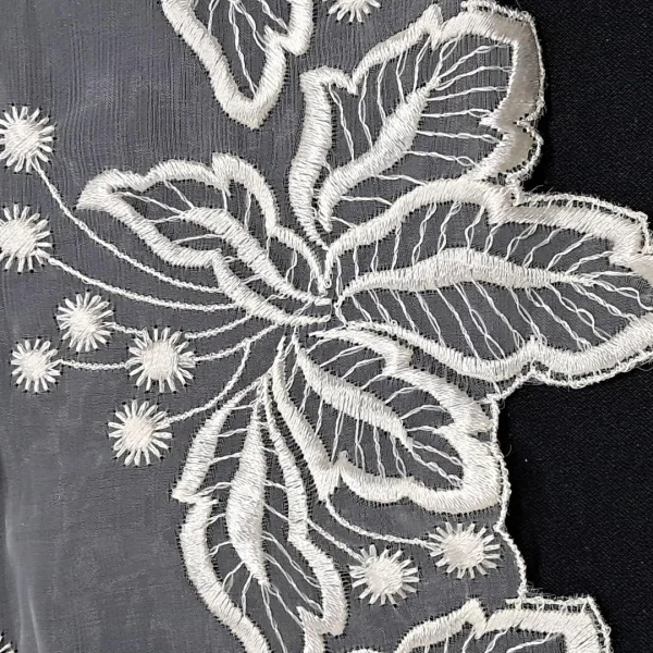 ORGANZA BORDER TRIM (13CM) WIDE