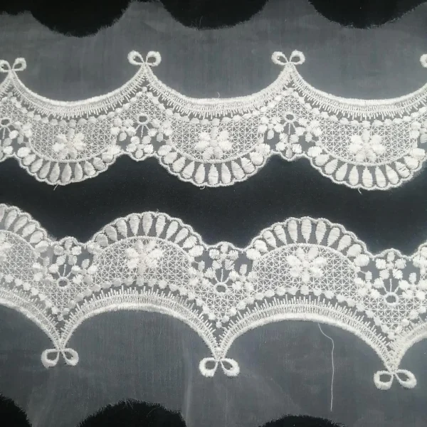 ORGANZA BORDER TRIM (10CM) WIDE