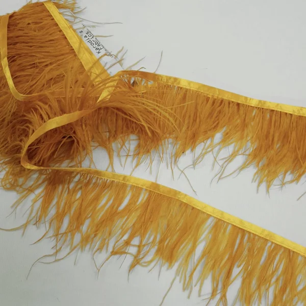 OSTRITCH FEATHERS LONG GOLD