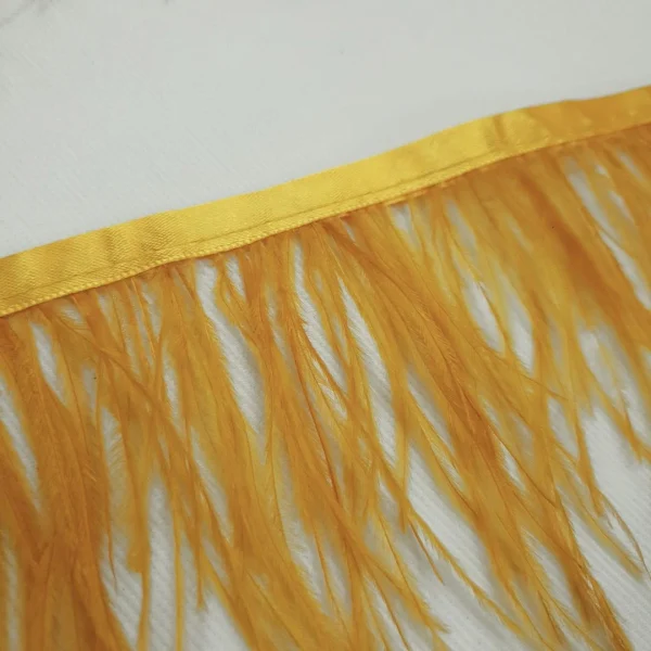 OSTRITCH FEATHERS LONG GOLD