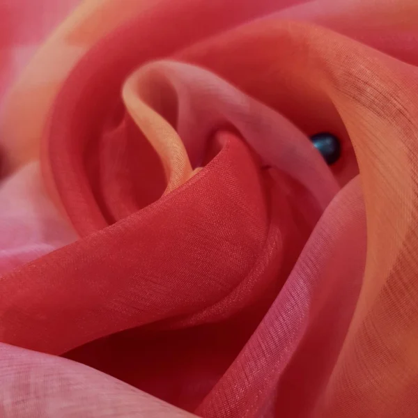 ORGANZA TRI-COLOR RAINBOW ORANGE