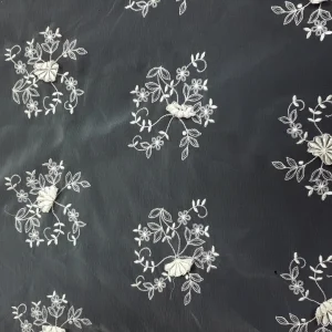 ORGANZA 3D EMBROIDERY IVORY (2)