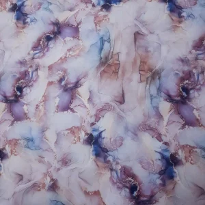 ORGANDY PRINTED MARBLE LILAC