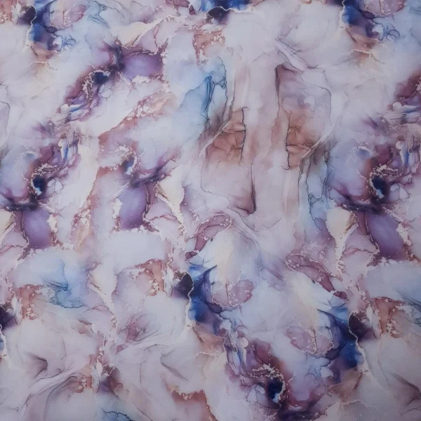 ORGANDY PRINTED MARBLE LILAC