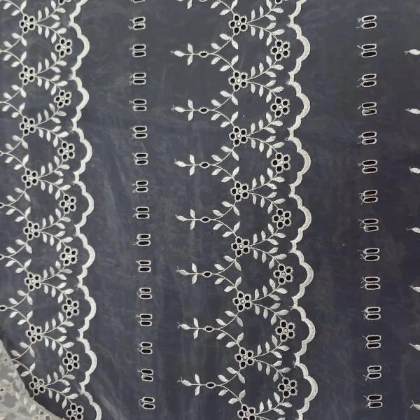ORGANDY  ANG-LACE LOOK CREA,