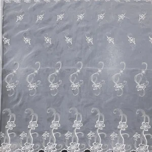 ORGANZA BORDER CORDED WHITE(1)