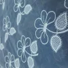 ORGANZA BORDER CORDED(10) SFLORAL WHITE