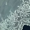 ORGANZA BORDER CORDED(11) WHITE