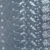 ORGANZA BORDER CORDED IVORY