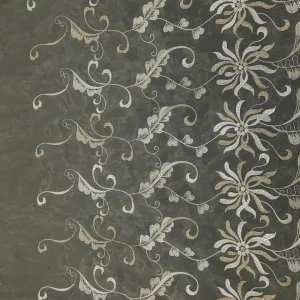 ORGANZA BORDER CORDED CREAM GOLD