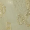 ORGANZA BORDER  EMBROIDERY CHAMPAGNE GOLD