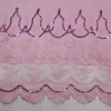 ORGANZA BORDER SEQ EMBROIDERY PINK