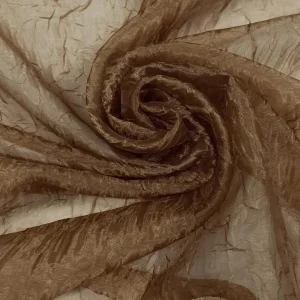 ORGANZA CRUSHED BRONZE