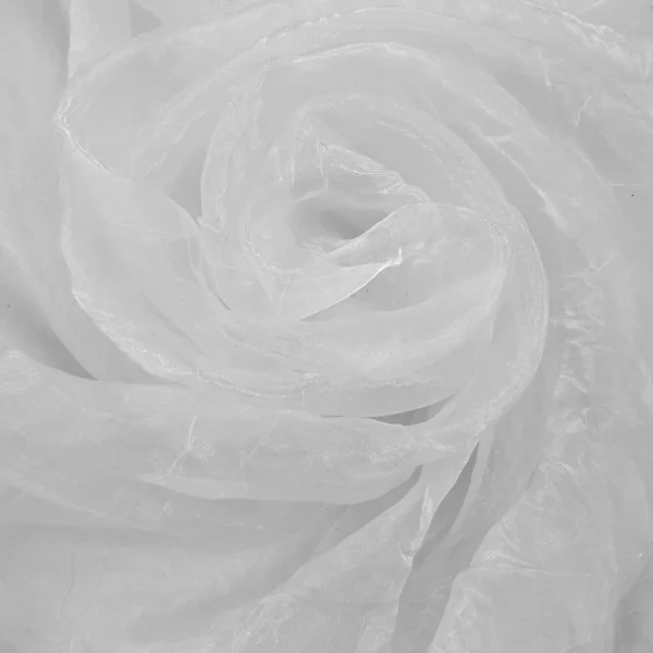 ORGANZA CRUSHED WHITE