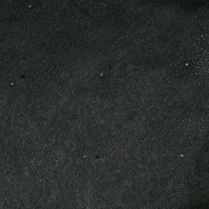 ORGANZA WITH EMELLISHED CAVIER BLACK