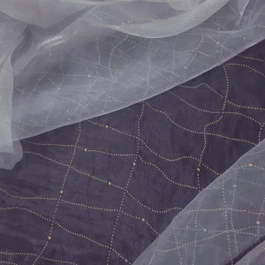 DEW DROP EMBELLISHED ORGANZA WHITE