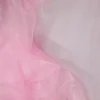 ORGANZA WITH EMELLISHED CIRCLE PINK