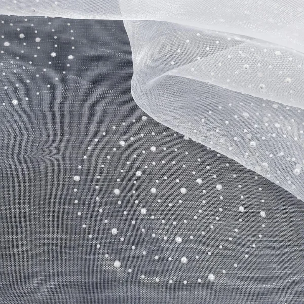 ORGANZA WITH EMELLISHED CAVIER WHITE 3