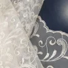 ORGANZA SMALL FLORAL EMBROIDERY CREAM