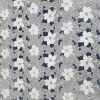 ORGANZA  LASER- CUT HEAVY FLORAL CREAM