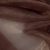ORGANZA MULTI-TONE  LUREX YARN EMBELLISHED CINNAMON