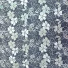 ORGANZA MOTHER OF PEARL CORDED WHITE