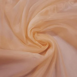 PLAIN ORGANZA APRICOT DARK