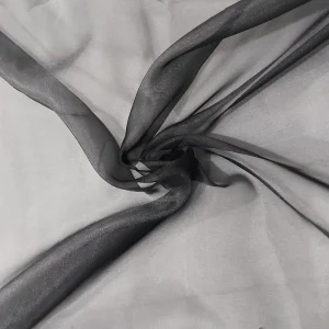 PLAIN ORGANZA BLACK