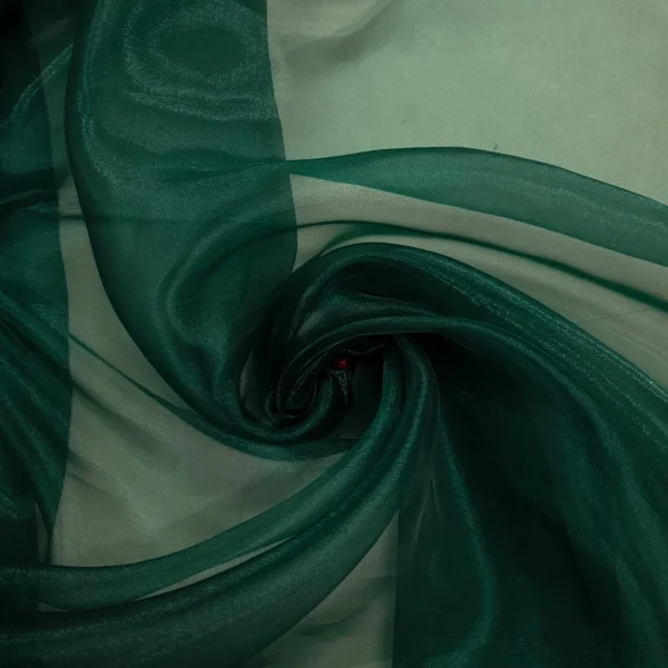 PLAIN ORGANZA BOTTLE GREEN