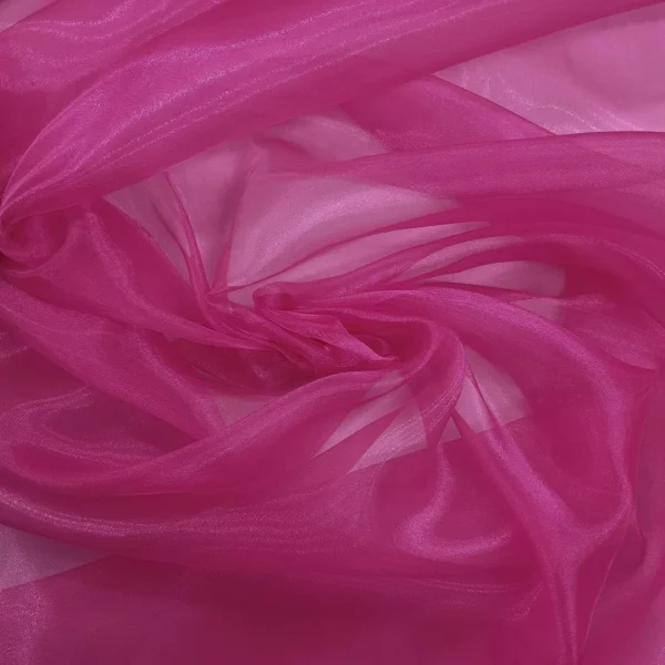 PLAIN ORGANZA CERISE