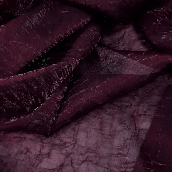 ORGANDY SHIMMER CRUSHED WINE