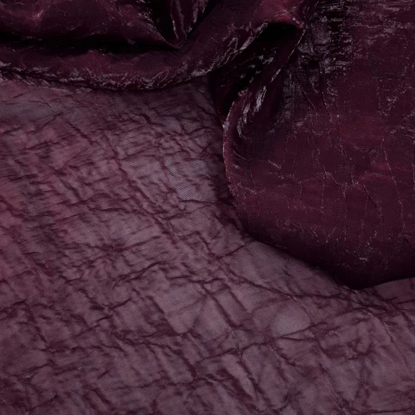 ORGANDY SHIMMER CRUSHED WINE
