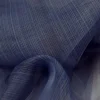 ORGANZA SELF-STRIPE GUNMETAL GRAY