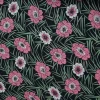 PRINTED CUBIC CHIFFON FLO BLACK