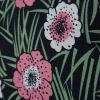 PRINTED CUBIC CHIFFON FLO BLACK