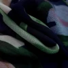 PRINTED PRINTED CHIFFON PEONY DIANTHUS NAVY