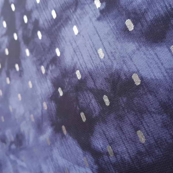 PRINTED CHIFFON FOIL BLUE
