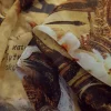 DIGITAL PRINTED CHIFFON  VERSACE GOLD