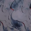 PRINTED  CHIFFON WAVE GREY