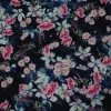 PRINTED CHIFFON SMALL FLORAL BLACK